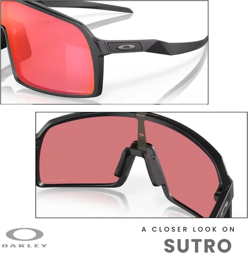 Miniatura 140 de Oakley Sutro OO9406 / OO9462 - Lentes de sol para hombre, kit de correa de accesorios, bolsa de microfibra