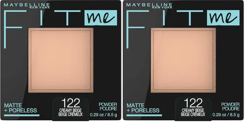 Miniatura 24 de Maybelline Fit Me Matte + Poreless - Maquillaje facial prensado en polvo, trufa, 1 unidad (paquete de 2)