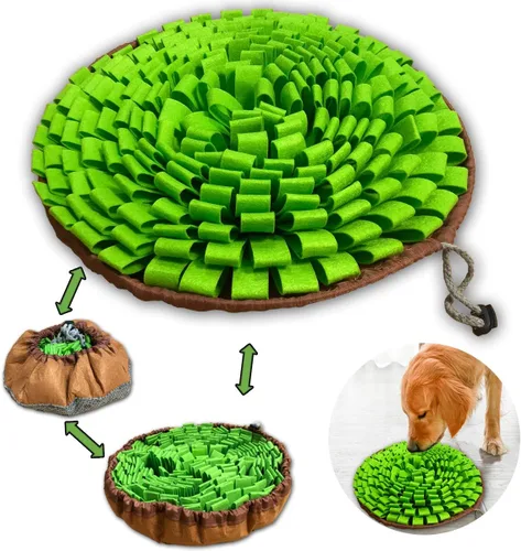 Miniatura 8 de Alfombrilla de olfateo para perros - Tazón de alimentación lenta - Simulando pradera para el aburrimiento, fomenta las habilidades naturales
