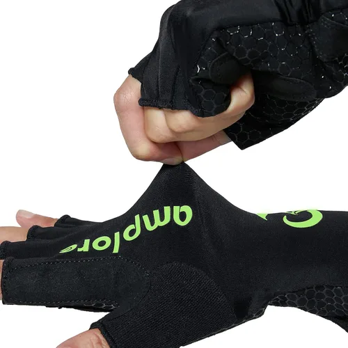 Miniatura 5 de Amplore Guantes de ciclismo de medio dedo, guantes de bicicleta de carreras, BMX, guantes de verano para mujer y hombre, guantes de bicicleta