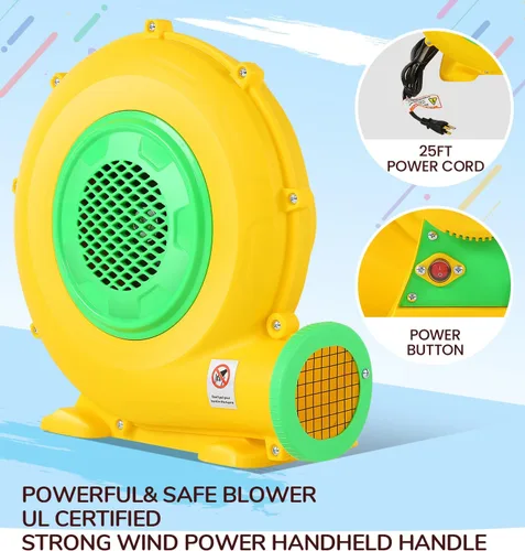 Miniatura 6 de Casa de rebote inflable Commowner con tobogán de agua, combo de castillo hinchable 7 en 1 con piscina de agua y área de rebote y toboganes y juego