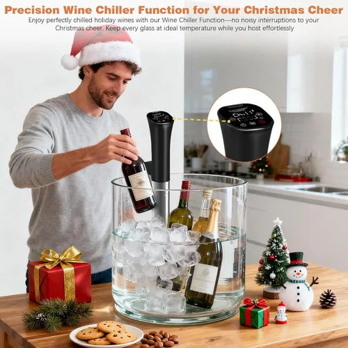 Miniatura 3 de Cocina Sous Vide, enfriador de vino, 1000 W, máquina Sous Vide para cocina, circulador de inmersión, kit de Sous Vide con bolsas de vacío, bomba