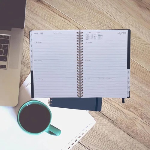 Miniatura 7 de Daily Planner 2026,Jan 2026-Dec 2026,Weekly & Monthly Planner,Calendar Planner 2026 with Tabs Personal Notebook for Work or Home,6.3"x 8.5",Thicker