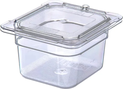 Miniatura 5 de Carlisle FoodService Products 10316U07 StorPlus - Tapa universal de policarbonato para alimentos de superficie plana, transparente (paquete de 2)