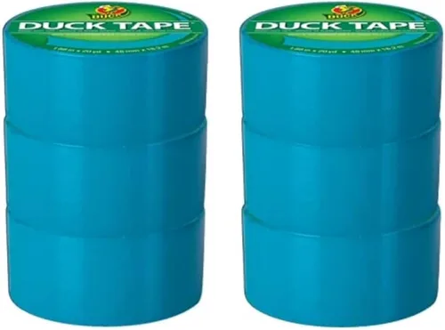 Miniatura 23 de Cinta adhesiva Duck Brand Duck de color, 4,78 cm x 13,7 m, 6 rollos, naranja neón (1265019_C)