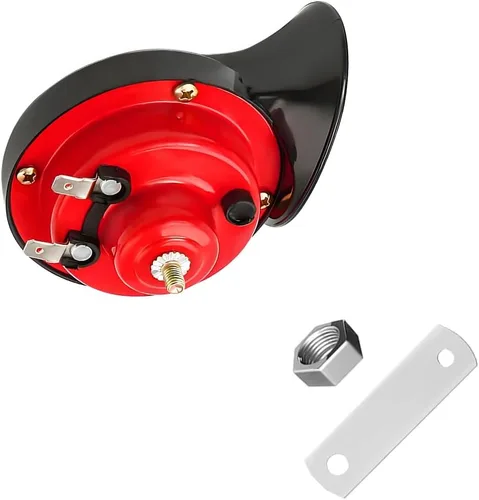 Miniatura 13 de Yourkar - Bocina de coche fuerte, 12V impermeable, bocina eléctrica de caracol de 303DB, tono alto, reemplaza para coches, SUV, camiones