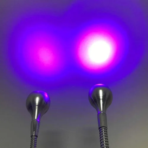 Miniatura 6 de ZOELASS - Luminarias de luz negra UV LED mejoradas de 395 nm con chip grande, cuello de cisne y abrazadera para uñas de gel UV y curado