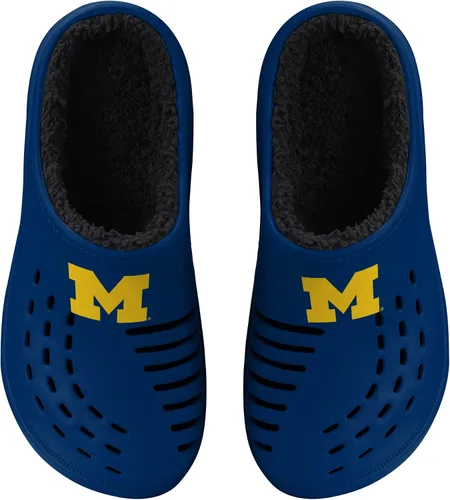 Miniatura 20 de FOCO Men's NCAA Sherpa Lined Big Logo Clog