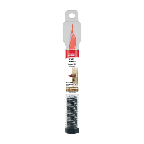 Miniatura 2 de Diablo Broca helicoidal para madera y madera con clavos incrustados - Diámetro 7/8", vástago hexagonal 7/16", longitud 7-1/2", longitud de trabajo