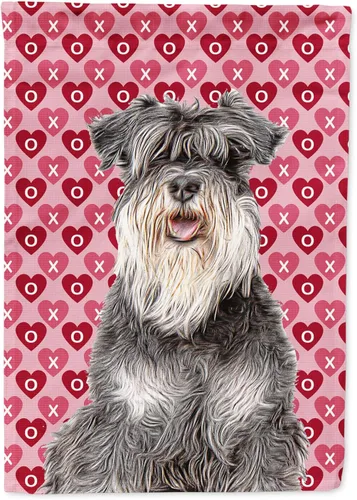 Miniatura 14 de Caroline's Treasures SS4484GF Bandera de jardín con diseño de bulldog inglés y corazones para el Día de San Valentín, bandera decorativa para patio