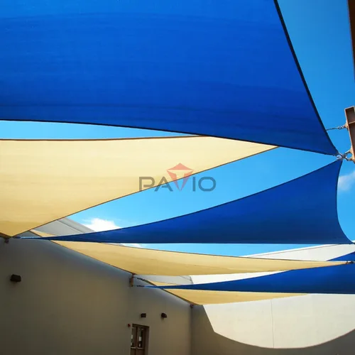 Miniatura 6 de Patio Paradise - Toldo triangular de 8 x 8 x 8 pies, para sombrilla de sol, para patio, pérgola, tela para bloquear la luz solar, cubierta de toldo