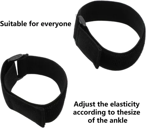 Miniatura 3 de Gejoy 6 correas elásticas ajustables para las piernas, correas elásticas ajustables para el tobillo, correa de seguridad para equitación, pesca