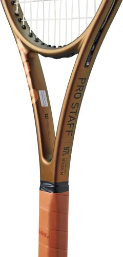Miniatura 8 de Wilson Pro Staff 97L V14 Performance - Raquetas de tenis, ensartadas con Sensation 16 Natural en tensión de rango medio