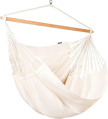 Miniatura 12 de La Siesta® XL King Habana - Hamaca colgante de algodón, para interiores y exteriores, silla colgante bohemia para dormitorio, patio, máximo 355