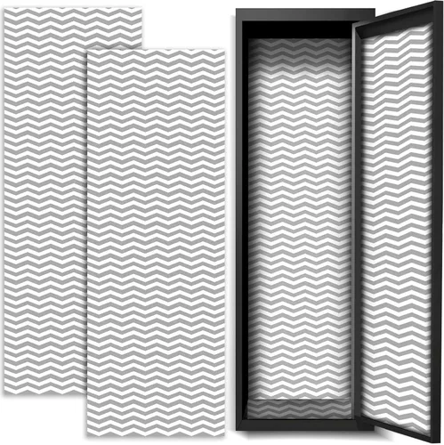 Miniatura 10 de Haull 2 piezas de casillero escolar magnético papel tapiz accesorios para niñas y niños 12 x 36 pulgadas, decoración de casillero extraíble