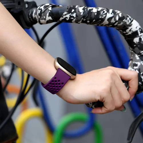 Miniatura 4 de Maledan Compatible con Fitbit Sense Band Fitbit Versa 3 Band Fitbit Sense 2 Band Fitbit Versa 4 Bandas, correa de reloj deportiva impermeable