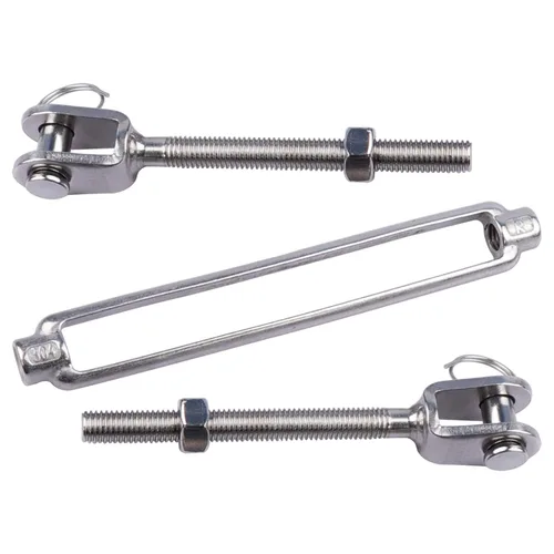 Miniatura 5 de Tensores de mandíbula y mandíbula SS de 1/2 x 6.5 pulgadas M12, acero inoxidable 304, carga de 2200 libras (2 unidades)