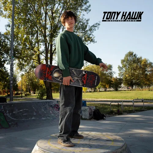 Miniatura 6 de Tony Hawk 31 inch Skateboard, Tony Hawk Signature Series 4, 9-ply Maple Deck Skateboard for Cruising, Carving, Tricks and Downhill