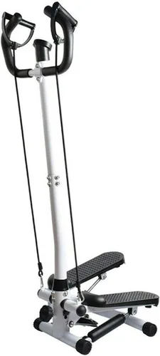 Miniatura 2 de MAD HORNETS Fitness Entrenamiento Ejercicio Escalera de aire Máquina de pasos Equipo cardiovascular con barra de manija, monitor LCD multifunción
