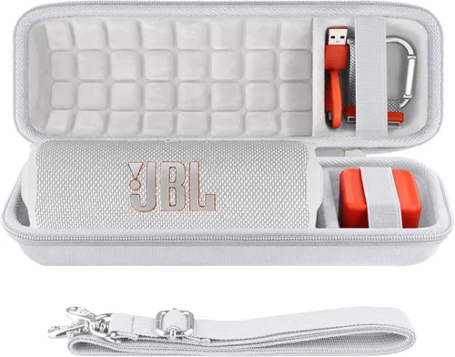 Miniatura 14 de co2CREA Funda de viaje rígida de repuesto para JBL Flip 7 Flip 6 FLIP 5 Altavoz Bluetooth portátil impermeable (funda de camuflaje negro)