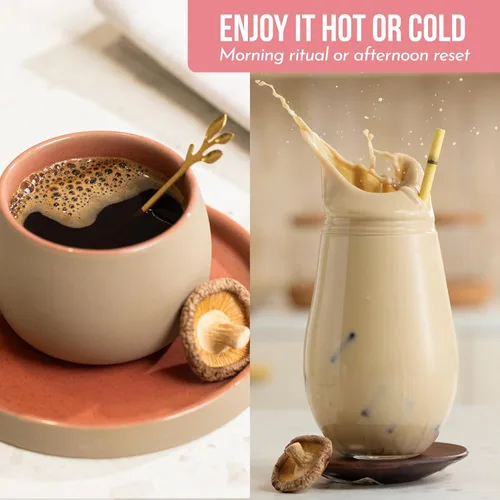 Miniatura 7 de Café de hongos para mujeres de Ylva Blends - Café instantáneo de hongos para el equilibrio hormonal, la perimenopausia y la menopausia - 36