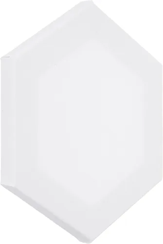 PATIKIL Lienzos de pintura para pintura, paquete de 3 paneles de madera hexagonal de 8 x 7 pulgadas, paneles de lienzo para acrílico, óleo, pintura