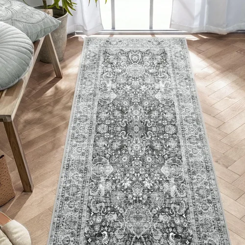 Miniatura 64 de Alfombras de área de 5 x 8 pies para dormitorio, alfombra lavable de 5 x 8, alfombra vintage grande, antideslizante, alfombra bohemia para sala