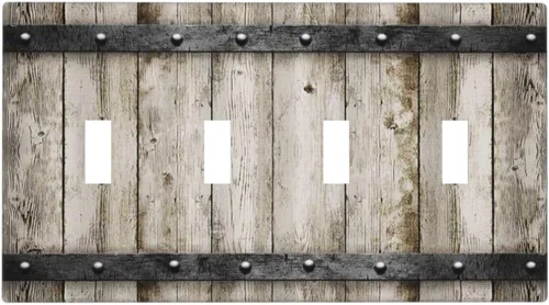 Miniatura 109 de Placa de pared eléctrica de 1 gang sin dispositivo en blanco, bohemio naranja vintage años 70 60s beige amanecer puesta de sol mediados de siglo