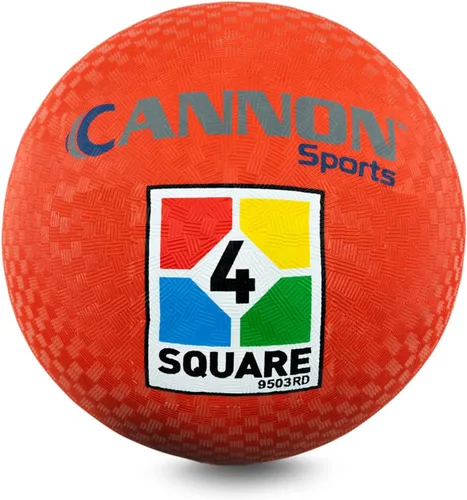 Miniatura 5 de Cannon Sports 4 bolas cuadradas para niños de 8.5 pulgadas, para kickball, balonmano y balón de dodgeball Azul