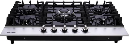 Miniatura 6 de Cocina de gas de 30 pulgadas, estufa de gas de vidrio templado incorporada de 5 quemadores, estufa de gas convertible GLPG/NG, encimera de gas