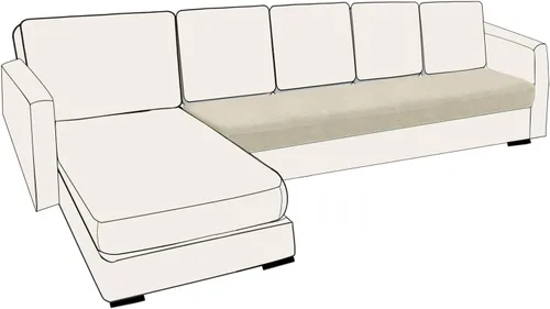 Miniatura 19 de UNBBRRL Fundas de cojín de asiento para sofá, elásticas, funda de cojín individual para sofá, fundas de cojín para sofá, fundas de héroe protegen