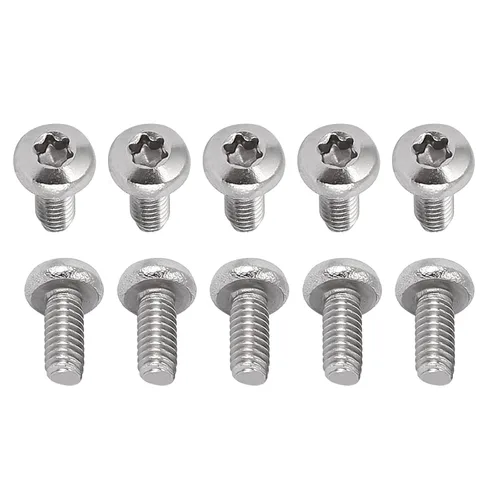 Miniatura 63 de DTGN Tornillos Torx de cabeza plana M1.0.236x0.118 in (DXL), paquete de 20, buenos para maquinaria, sujetadores de seguridad Torx de acero