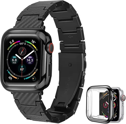 Miniatura 5 de Correa con estuche compatible con Apple Watch de 1.93 pulgadas, 1.81 pulgadas, 1.77 pulgadas, 1.73 pulgadas, 1.65 pulgadas, 1.61 pulgadas, 1.57