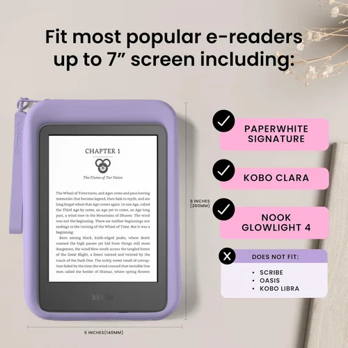 Miniatura 5 de Strapsicle Funda de silicona para Kindle y lectores electrónicos – Bolso multiusos para teléfono, billetera y llaves – Se ajusta a Paperwhite 2024