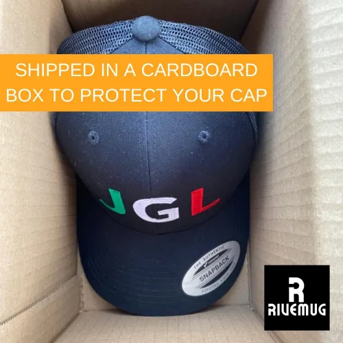 Miniatura 6 de RIVEMUG JGL - Gorra de camionero bordada en oro Chapo Guzman Chapito 701 con cierre de presión ajustable Gorra JGL