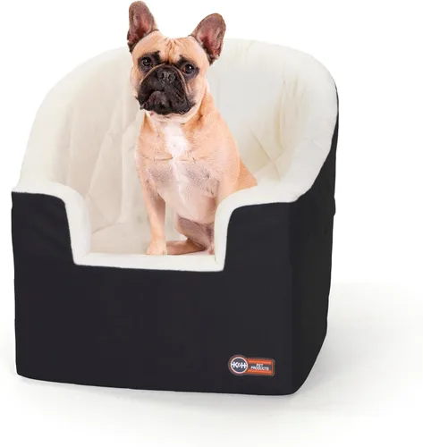 Miniatura 21 de K&H Pet Products Asiento elevador de cubo para perro, cinturón de seguridad seguro, 2 correas de seguridad, fundas lavables, asientos elevadores