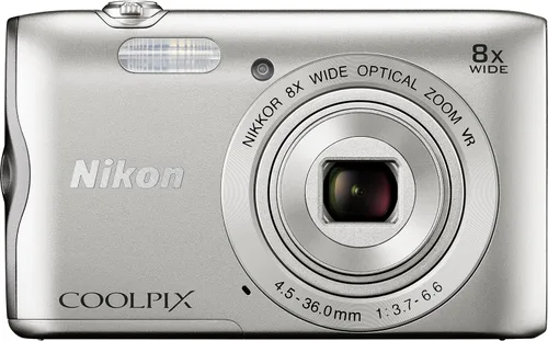 Miniatura 2 de Nikon Coolpix A300 - Cámara digital de 20 MP para disparar y apuntar, color negro