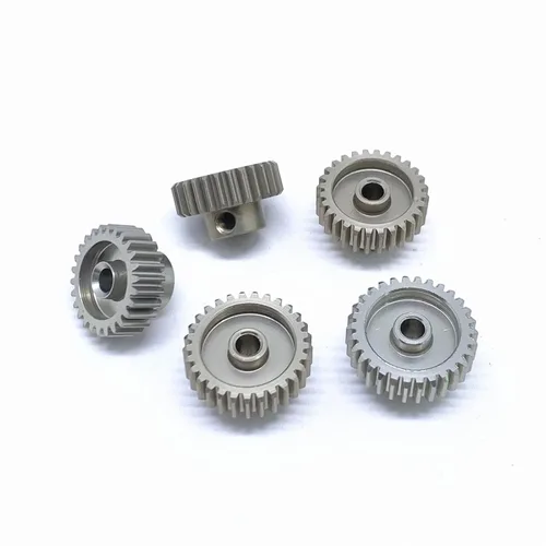 Miniatura 6 de KingVal Repuesto de 5 piezas 48DP 0.125 in 26T 27T 28T 29T 30T de aluminio de piñón de engranaje combinado compatible con motor sin escobillas
