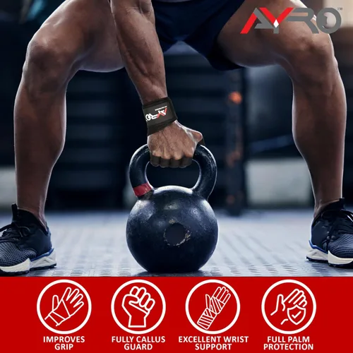 Miniatura 6 de AYRO Workout Gloves for Men & Women – Gym Gloves for Men, Weight Lifting Gloves, with Wrist Support, Breathable Palm Padding, Non-Slip Grip – Ideal