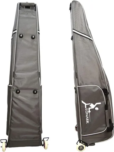 Miniatura 19 de LEONARK Bolsa de rueda de esgrima con barra de tracción para sable de espada y papel de aluminio - Hema Sword Bag Trolley Case para esgrima traje