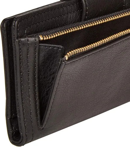 Miniatura 3 de Fossil - Cartera de piel Logan con lengüeta de bloqueo de interferencia de radiofrecuencia para mujer