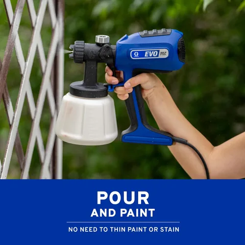 Miniatura 5 de EVO HVLP Pulverizador de pintura y manchas de mano con patrón de pulverización ajustable