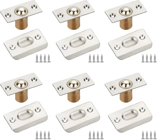 Miniatura 10 de Ravinte Hardware Pestillo de bola para puerta de armario, reemplazo de bola de puerta, accesorios de puerta de cierre de bola, acero inoxidable