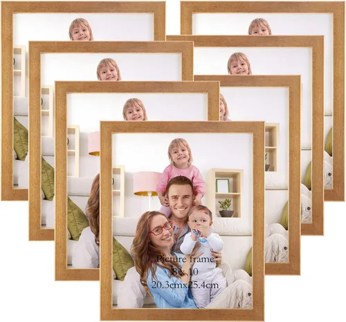 Miniatura 14 de Giftgarden - Juego de 7 marcos para fotos de 4 x 6 pulgadas, color negro, marcos para fotos de 4 x 6 pulgadas para pared o mesa