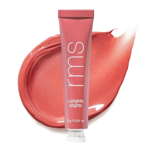 Miniatura 13 de RMS Beauty Liplights Cream Lip Gloss - Bálsamo labial voluminoso y tinte labial híbrido - Hidratante para labios con manteca de karité y aceite