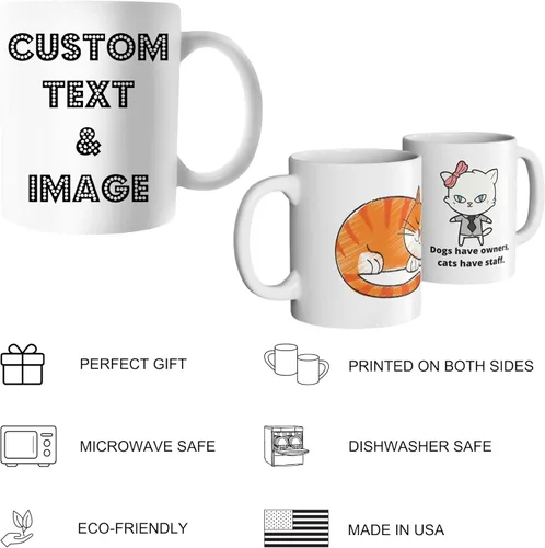 Miniatura 4 de Taza personalizada con imágenes, taza de café personalizada con foto, texto, logotipo, regalos personalizados para hombres y mujeres, taza de té Rojo