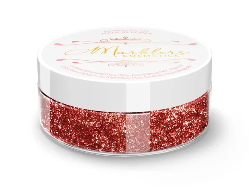 Miniatura 12 de MARBLERS Brillantina de forma gruesa de grado cosmético [estrella] 0.11 onzas (0.11 oz) Escamas No tóxica Vegana Libre de crueldad animal