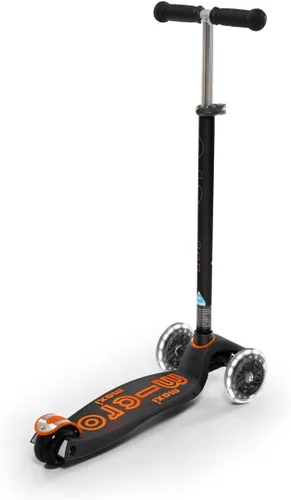 Miniatura 5 de Micro Kickboard – Maxi Deluxe LED – Monopatín pequeño de tres ruedas, inclinado a girar, diseño suizo para niños con ruedas con luces LED activadas