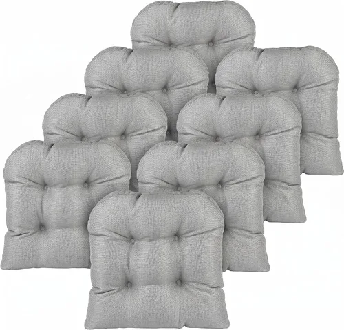 Miniatura 51 de Klear Vu Gripper Overstuffed - Cojines universales antideslizantes para silla de comedor para decoración de cocina o uso de oficina, almohadilla