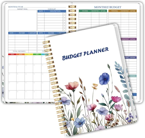 Miniatura 12 de Planificador de presupuesto - Calendario vertical de 12 meses de enero de 2026 a diciembre de 2026, 10 x 15 pulgadas, calendario colgante moderno